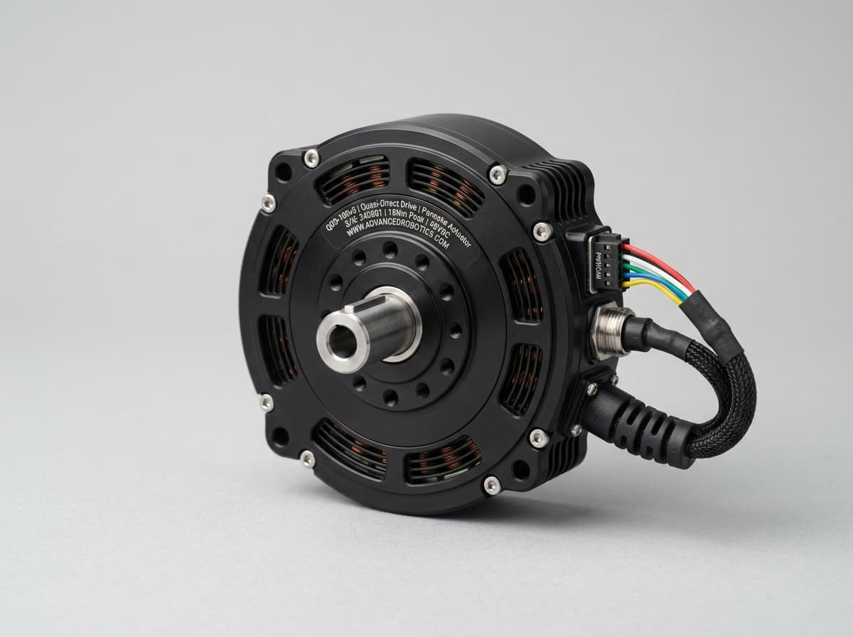 Custom quasi direct drive humanoid actuator for compact robot joints