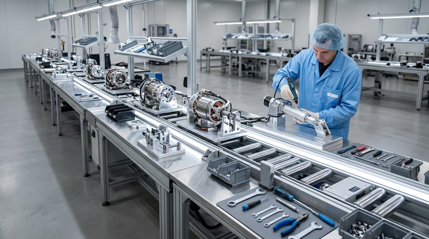 Actuator assembly and validation workflow for prototype and pilot builds