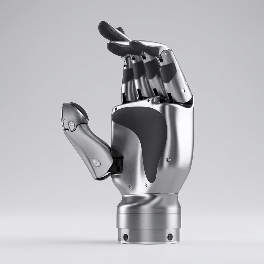 dexterous hand micro actuators detail view